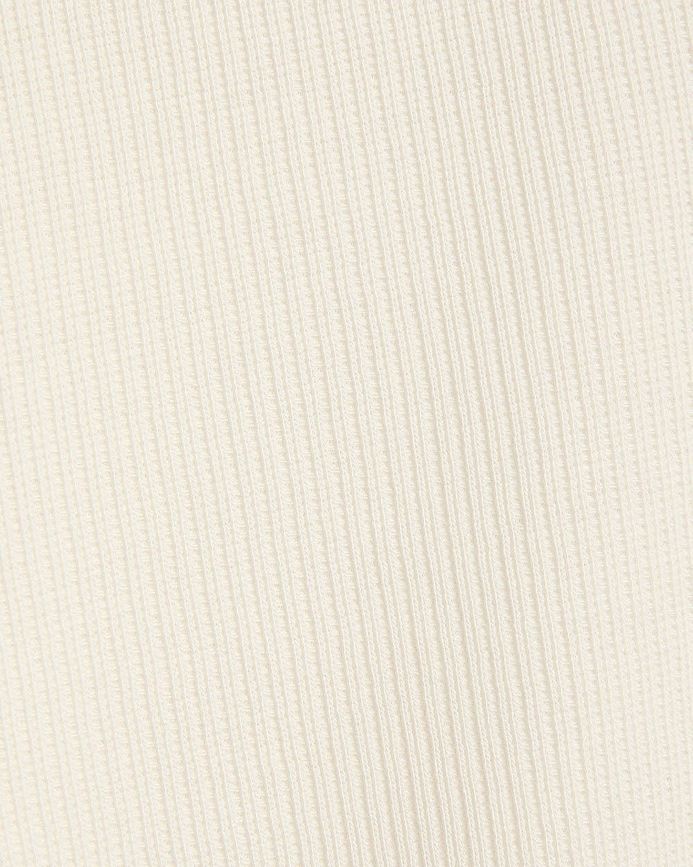 Polo à Demi-Zip Côtelé à Manches Courtes