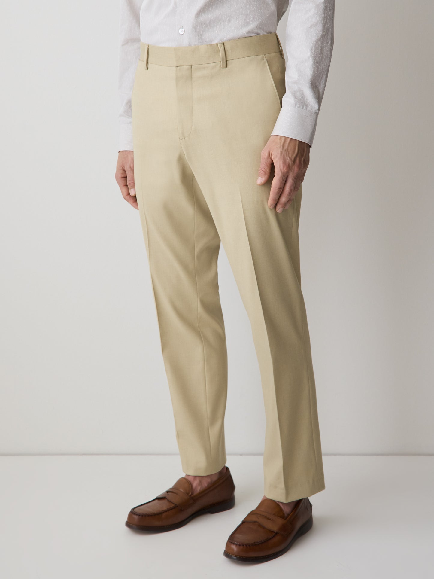 Mens Tailored Woven Pant Stretch Fabric