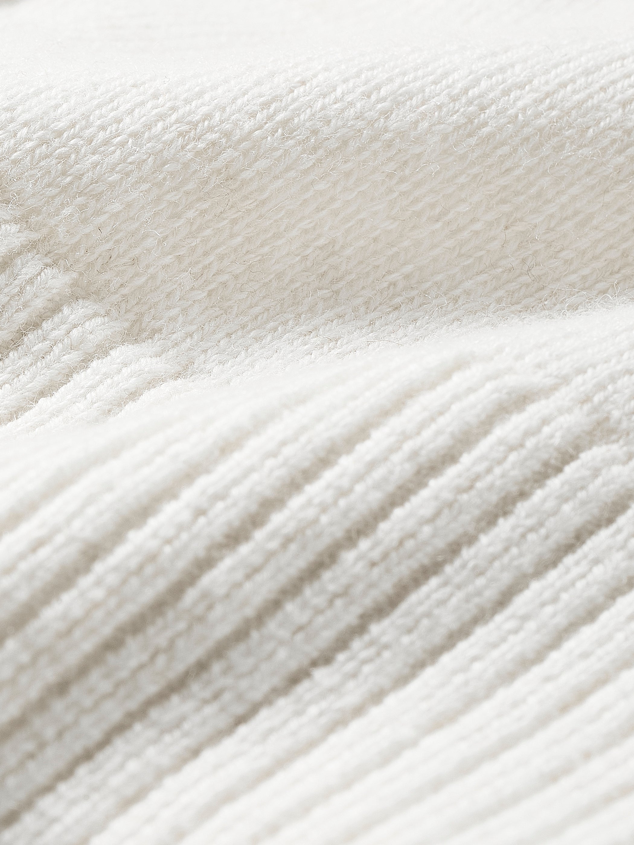 Cardigan en Laine à Manches Longues et Col Rond