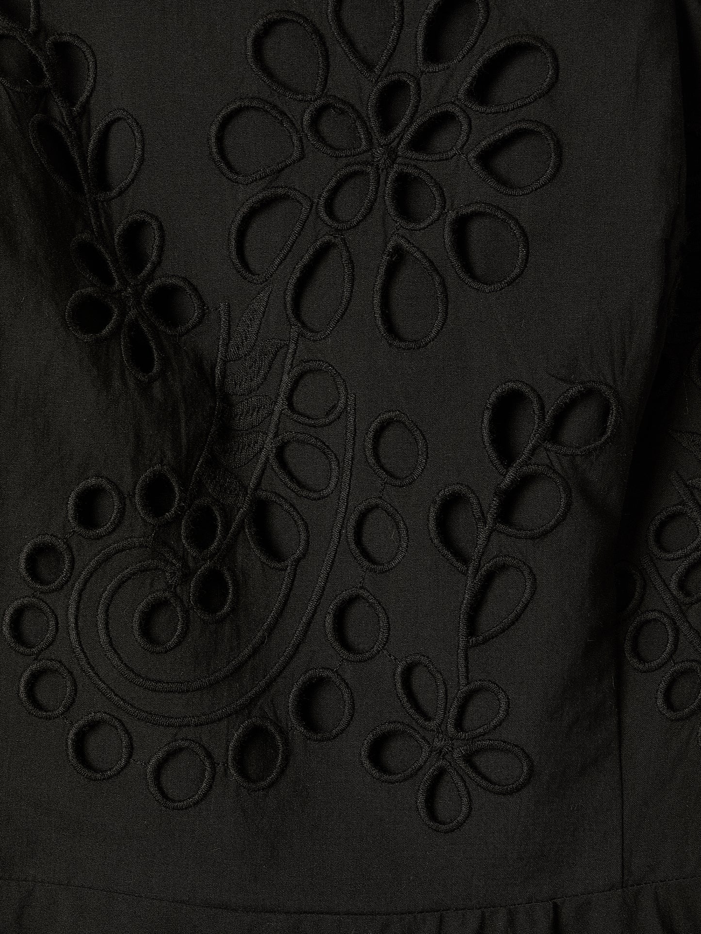 Woven Cotton Peplum Top