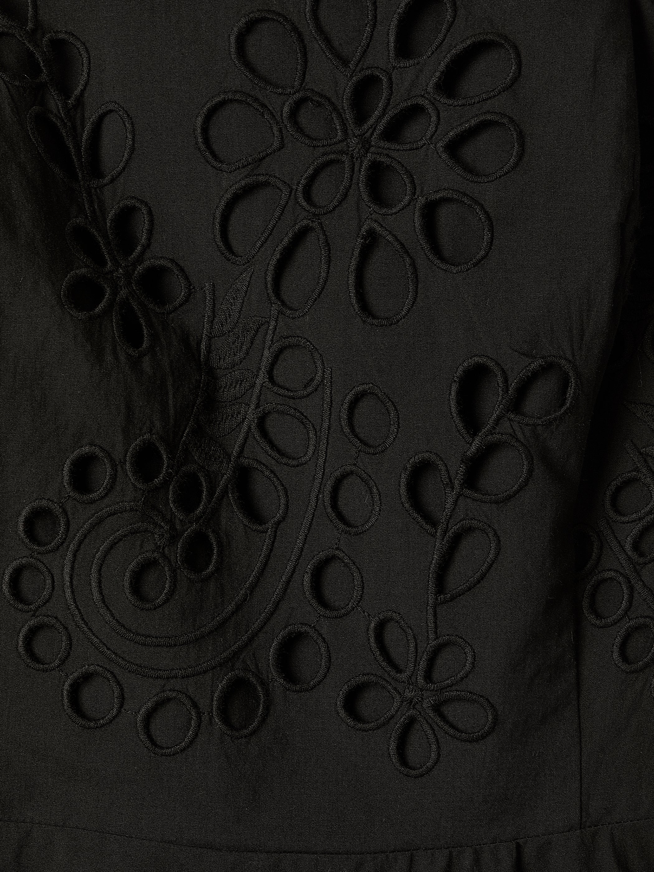 Woven Cotton Peplum Top