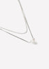 Necklace Multi Row Freshwater Pearl Metal
