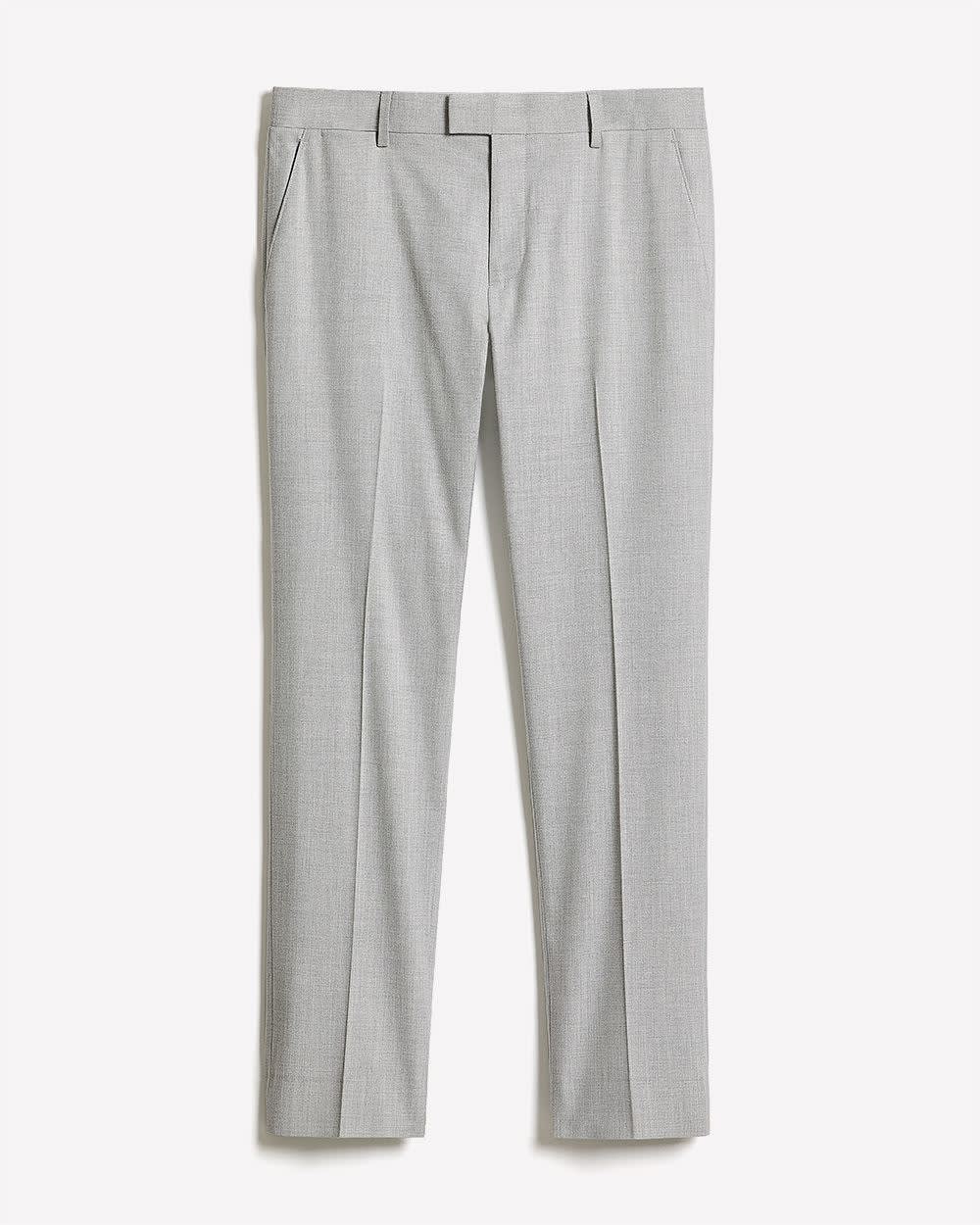Pantalon de Complet Essentiel Coupe Étroite Gris Clair