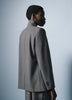 Woven Stretch Classic Relax Blazer with Double-Breasted Closure
