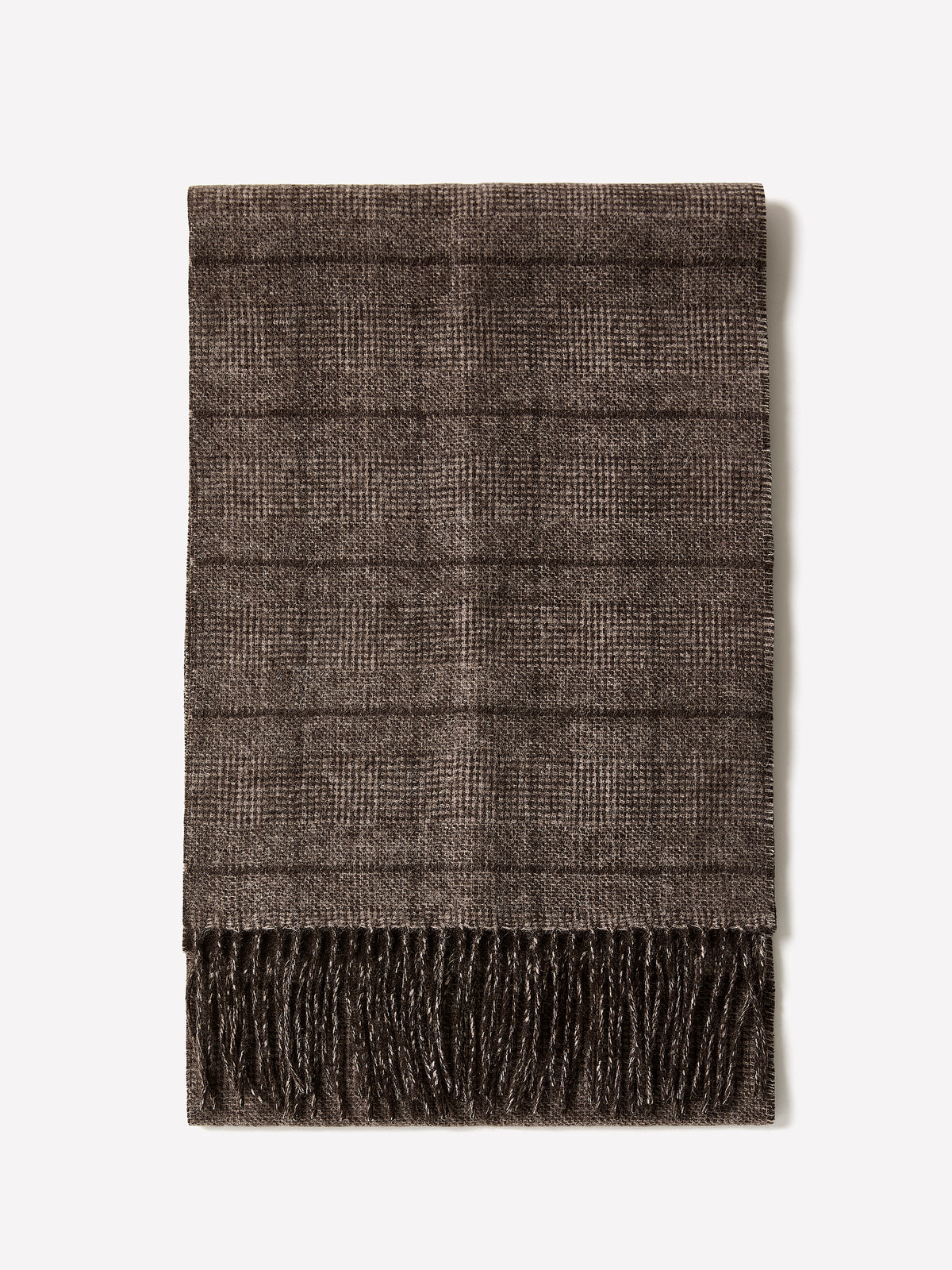 Plaid Wool Scarf