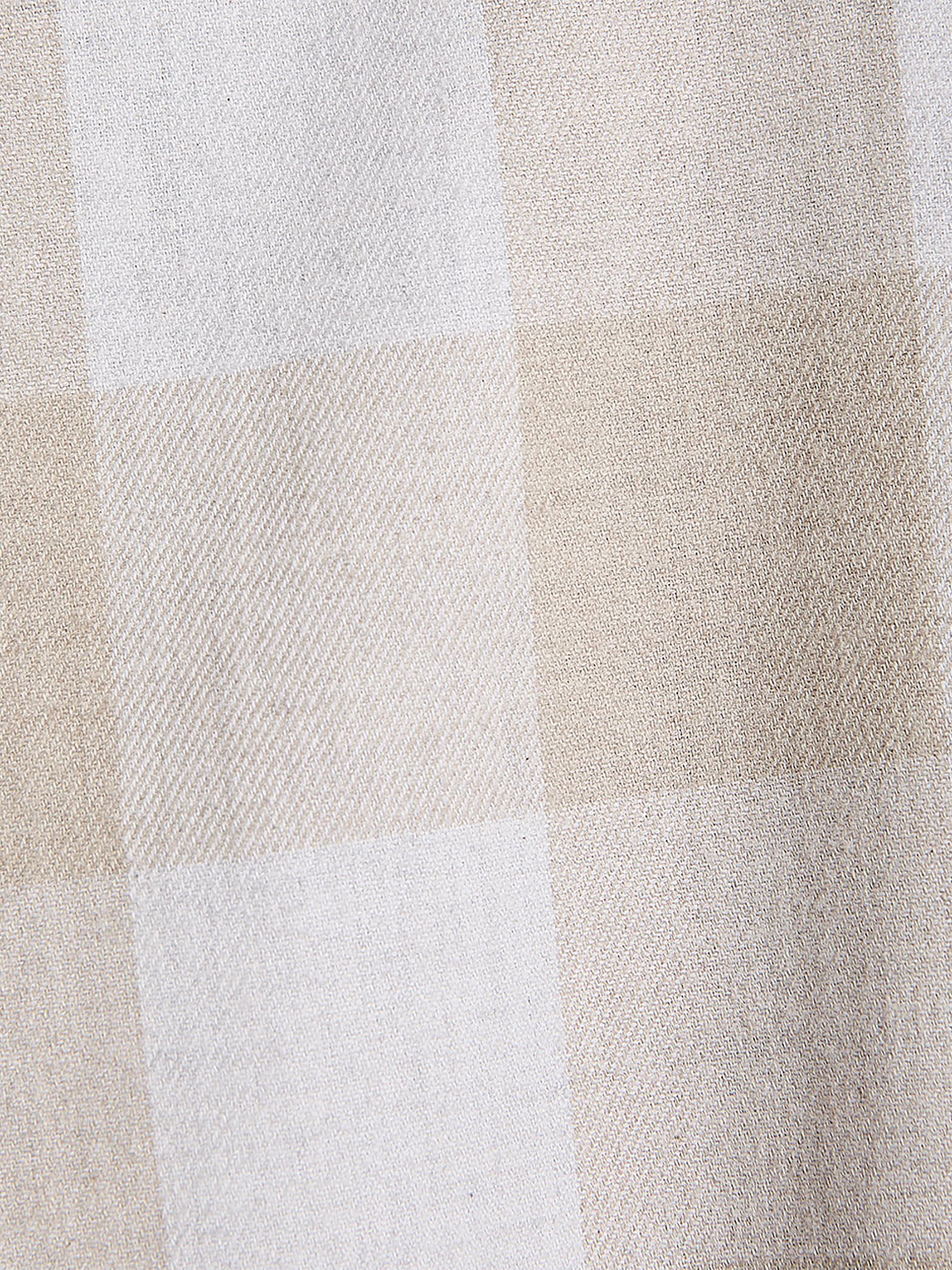 Chemise Carreautée à Coupe Régulière en Flanelle