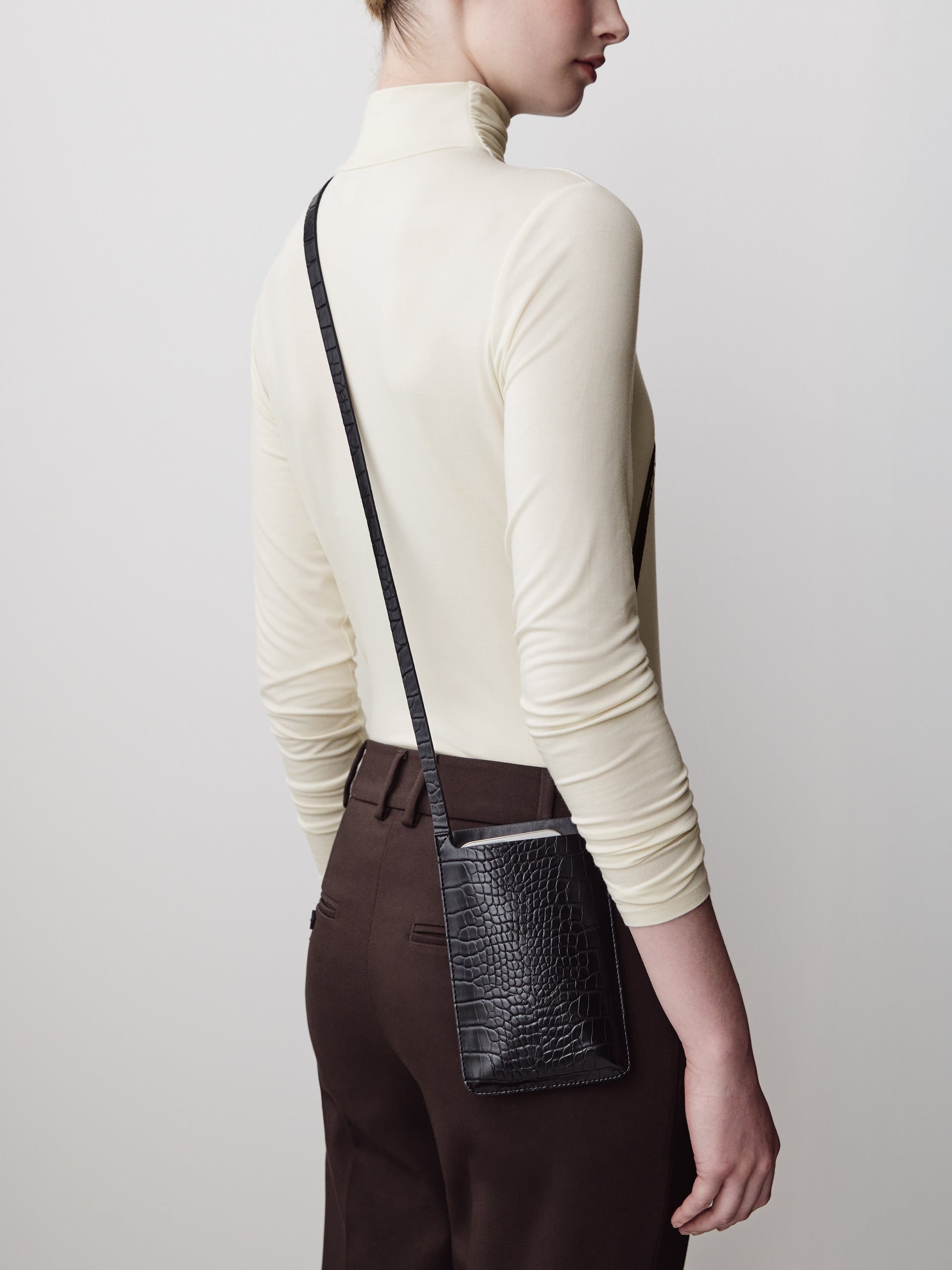 Tote Handbag Polyurethane Minimalist Phone Sling