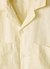 Short-Sleeve Linen Shirt with Camp Collar