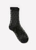 Crew Socks Sheer Knit Blend