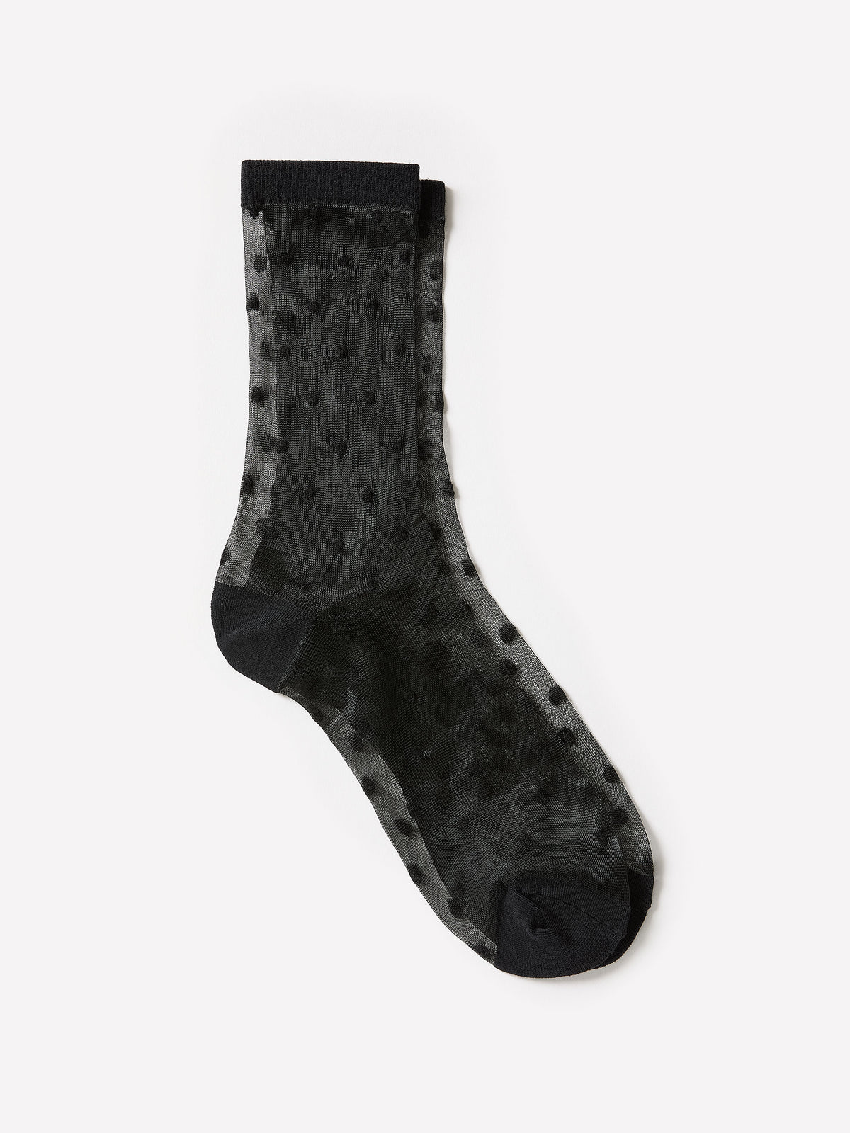 Crew Socks Sheer Knit Blend