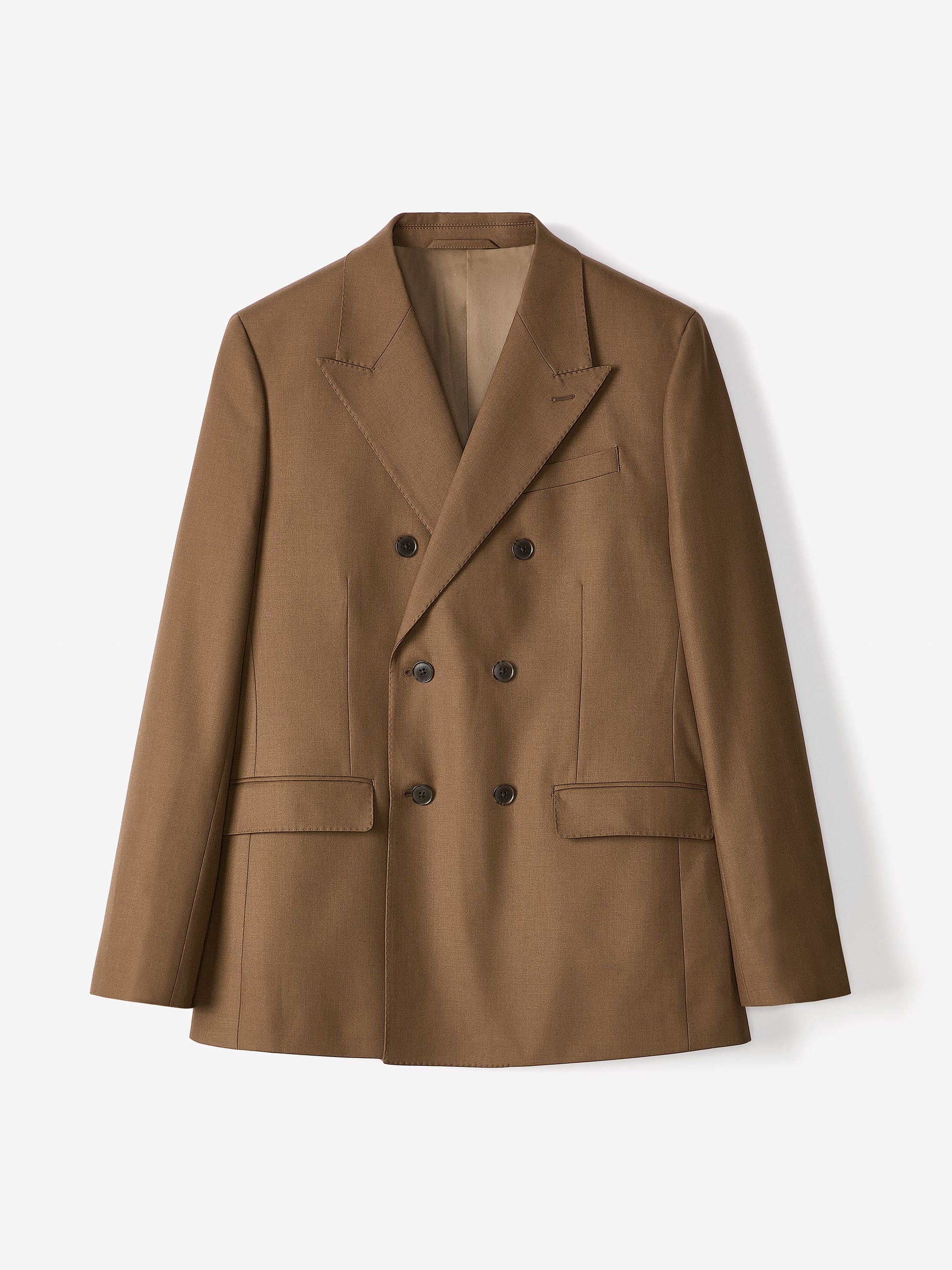 Woven Wool Blend Mens Blazer