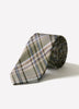 Skinny Tie with Checkered Pattern