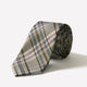 Skinny Tie with Checkered Pattern