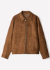 Woven Mens Jacket Faux Suede 100% Polyester