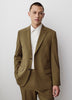 Tailored Burnt Moss Woven Blazer