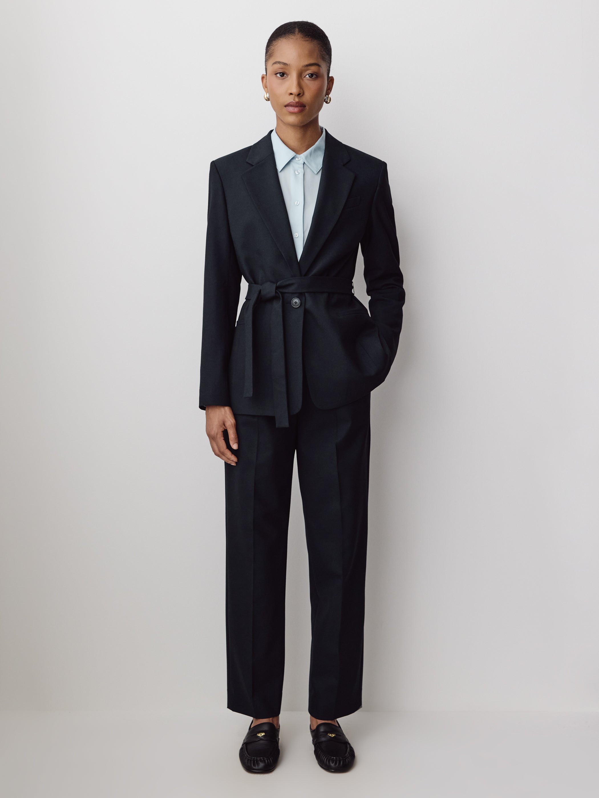 High-Rise Tapered-Leg Pant