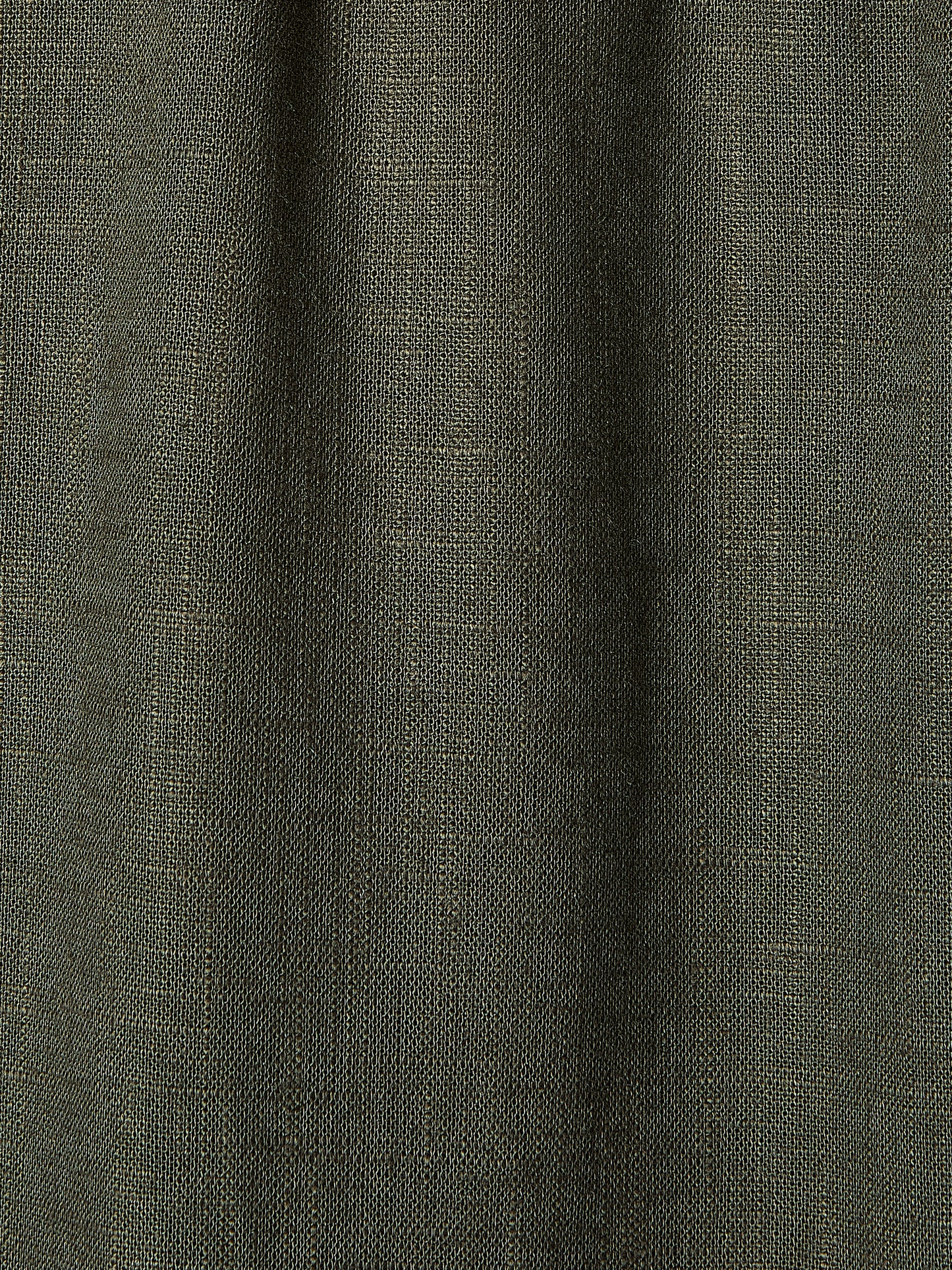 Linen Mid-Rise Straight-Leg Pant