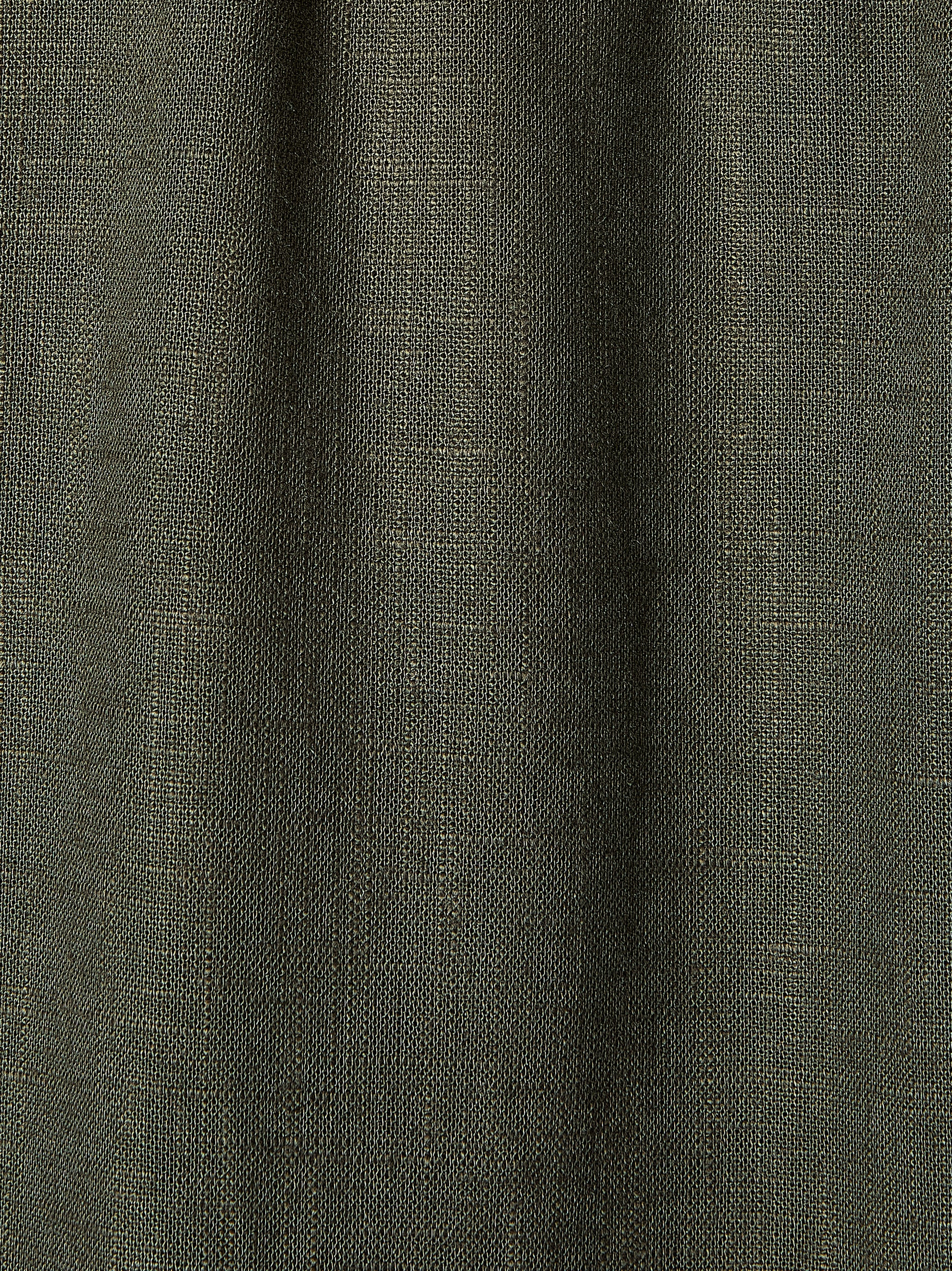 Linen Mid-Rise Straight-Leg Pant