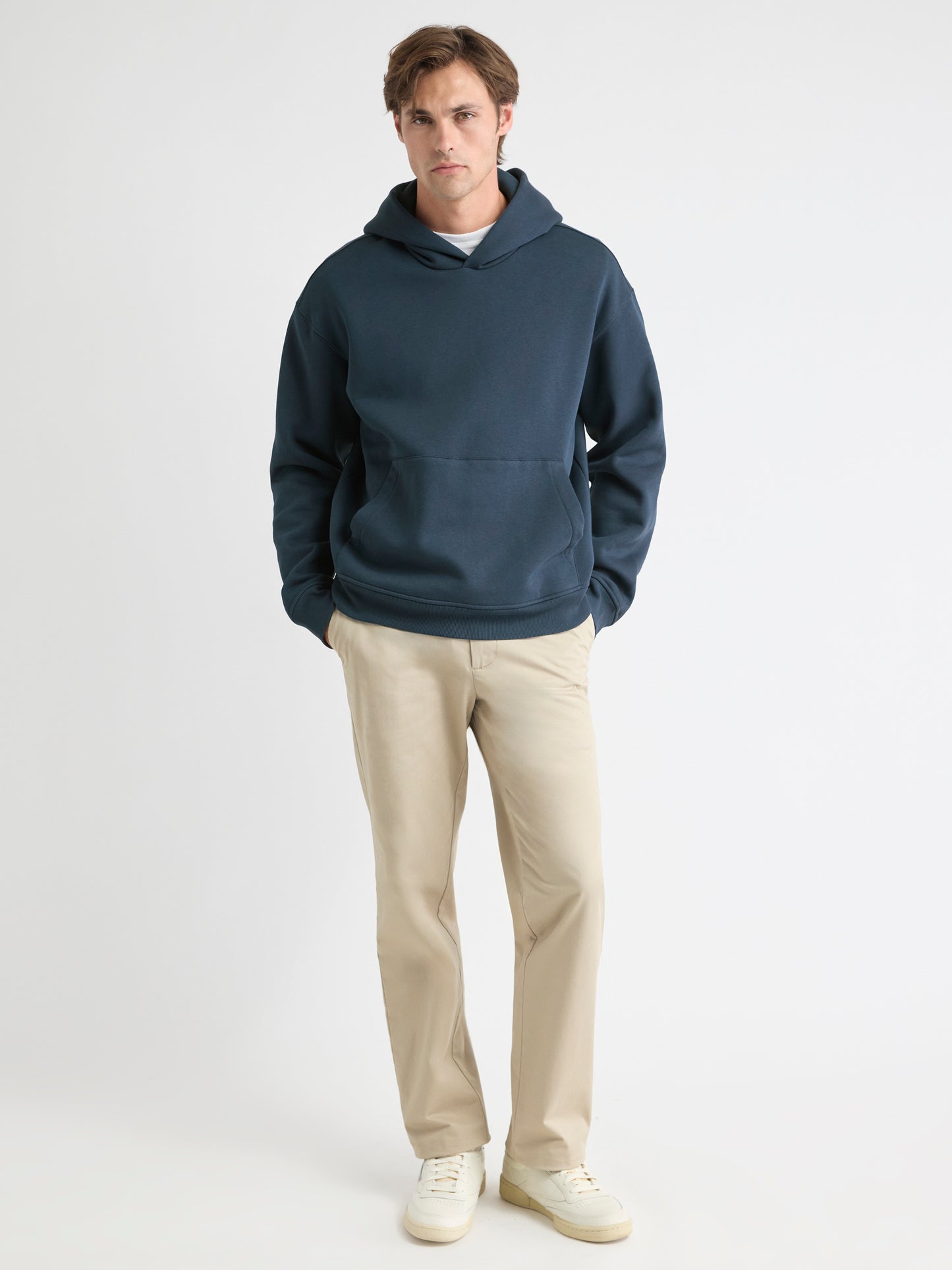 Fleece Hoodie with Kangaroo Pocket