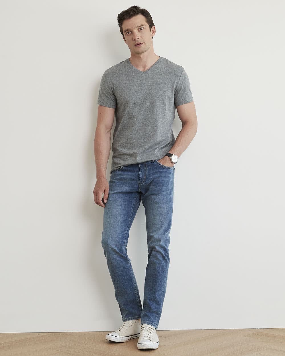 Supima Cotton (R) V-Neck T-shirt