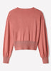 Crossover Pull Cotton Blend Sweater