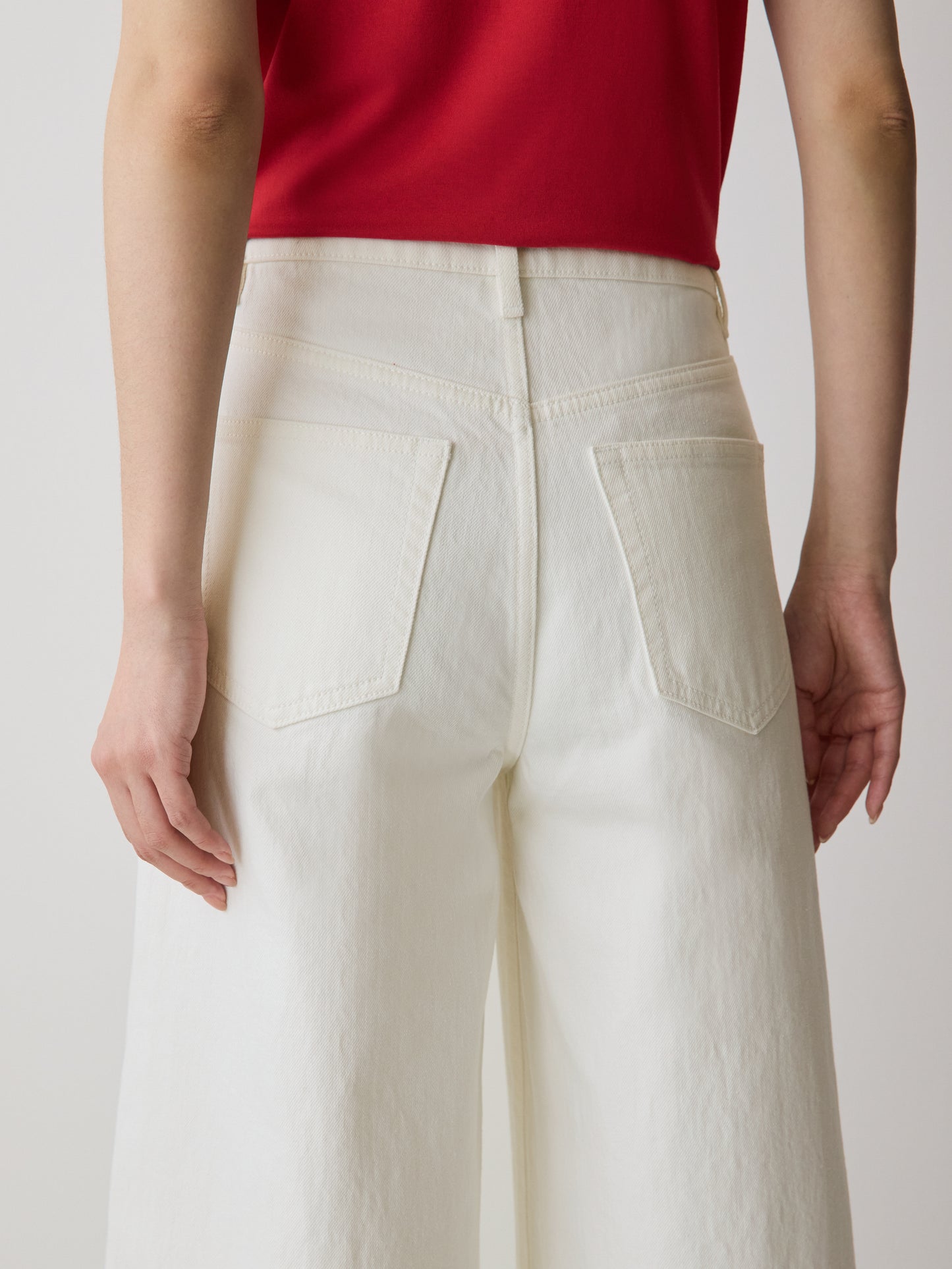 High-Rise Wide-Leg Cropped Jeans