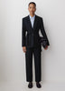 Relaxed-Fit One-Button Blazer with Removable Sash