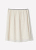 High-Rise Straight Chiffon Skirt
