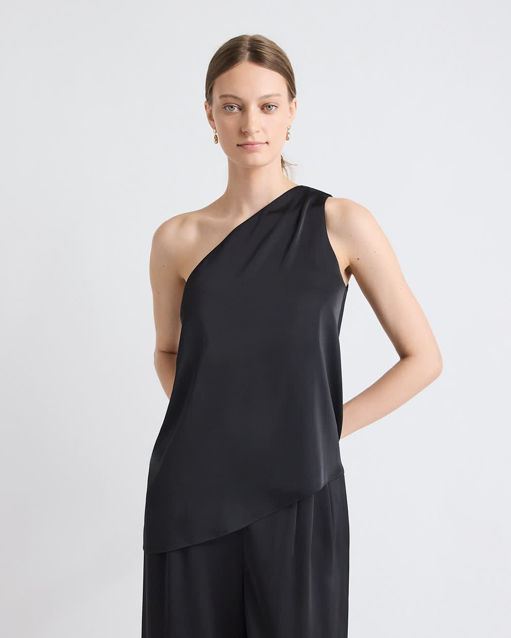 Blouse à Une Épaule