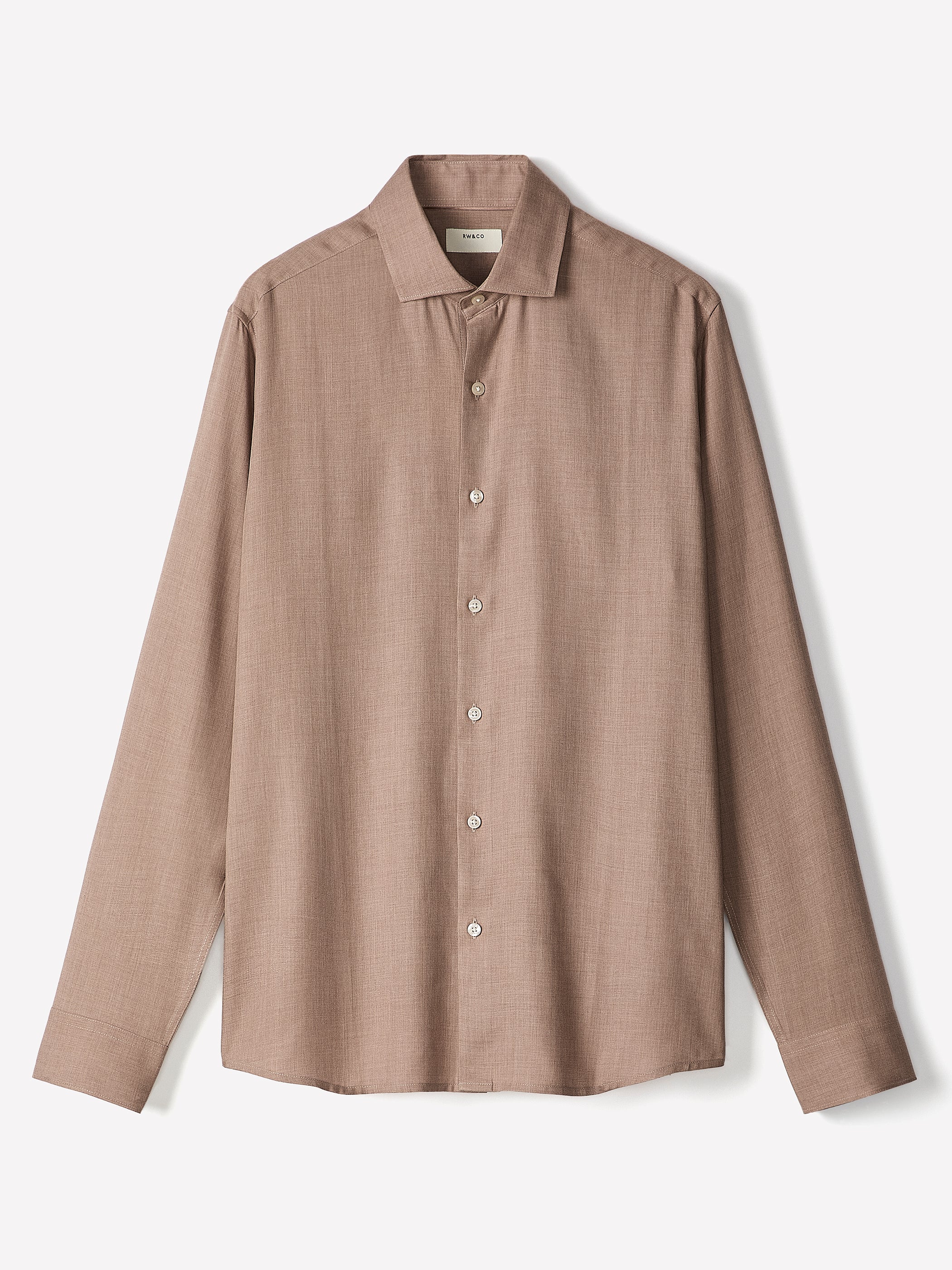 Tailored-Fit Lyocell Dress Shirt