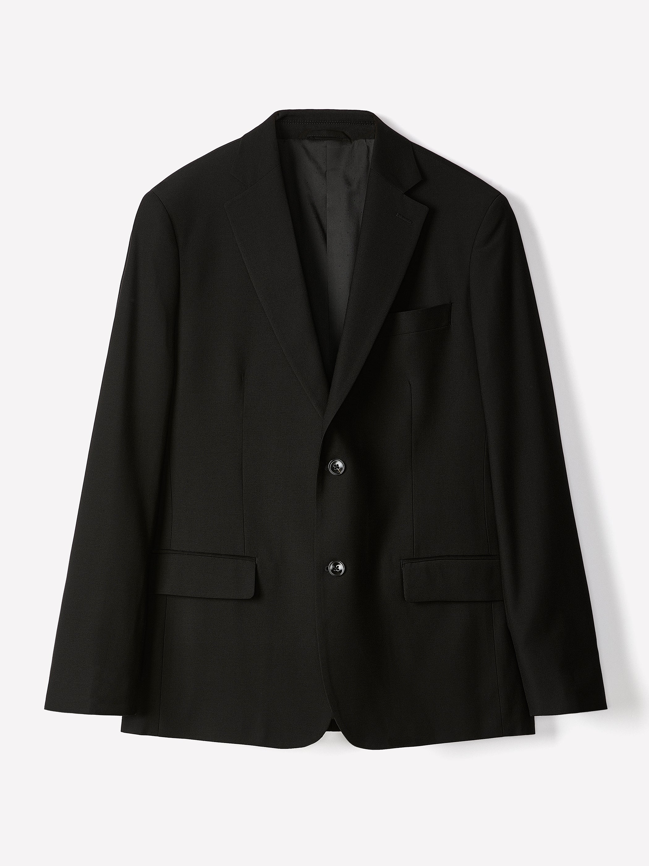 Men's Straight Fit Wool Blend Blazer