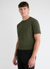 Solid Interlock Cotton Crew-Neck Tee