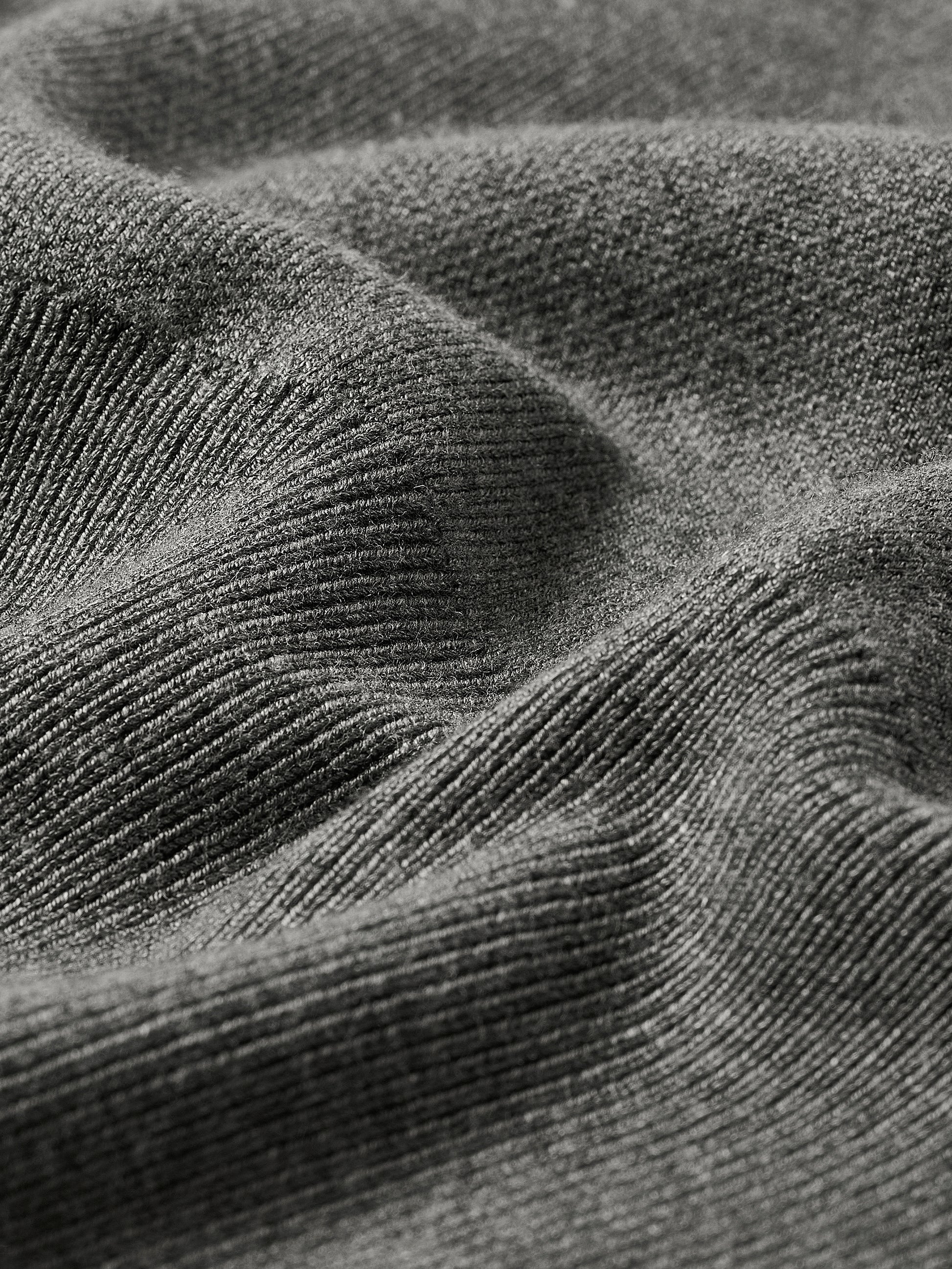 Knit Sweater with Shoulder Pads, Viscose Nylon Blend