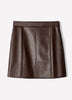 Faux Leather Mini Skirt