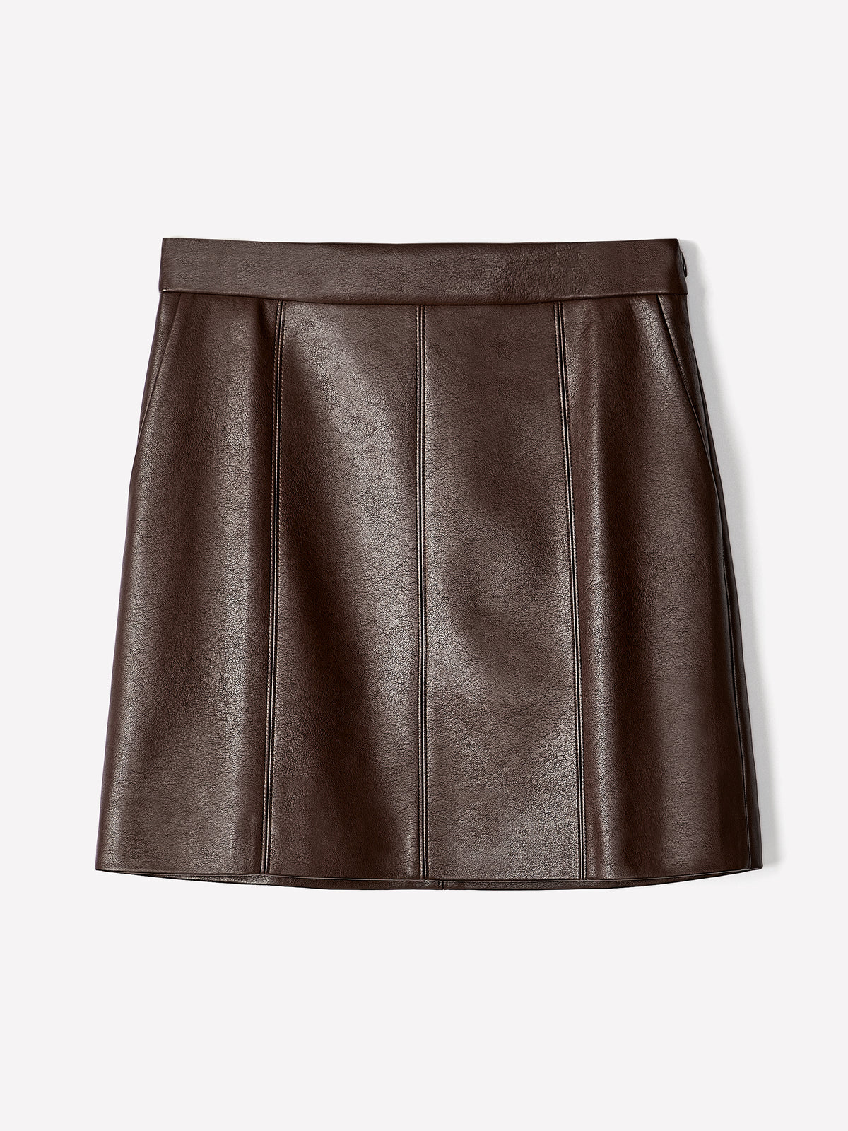 Faux Leather Mini Skirt