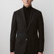 Black Slim Fit E-Tech Blazer