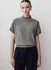 Knit Sweater Extra Fine Merino Wool Mock Neck