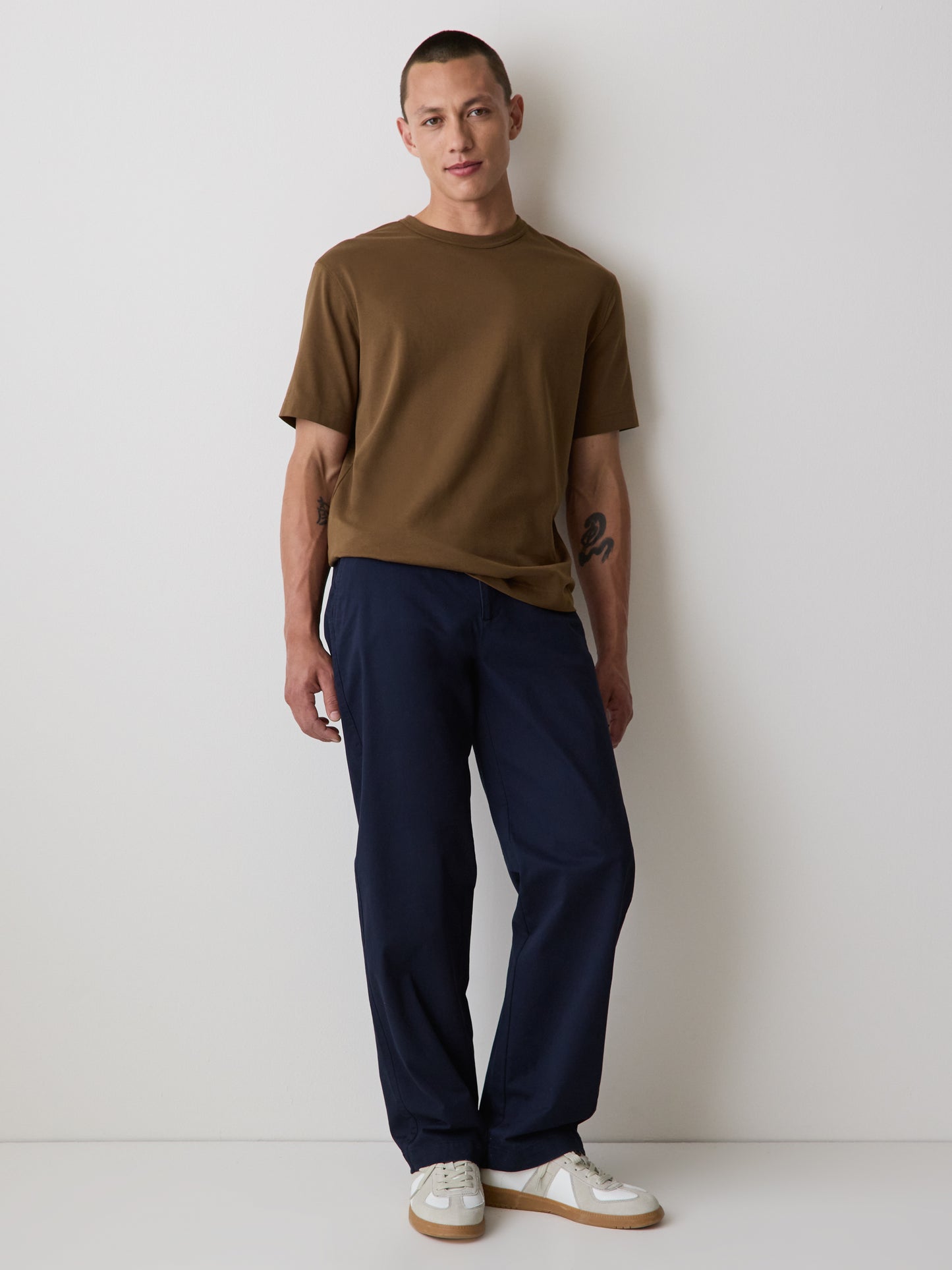 Men's Knit Crewneck T-Shirt Supima Cotton
