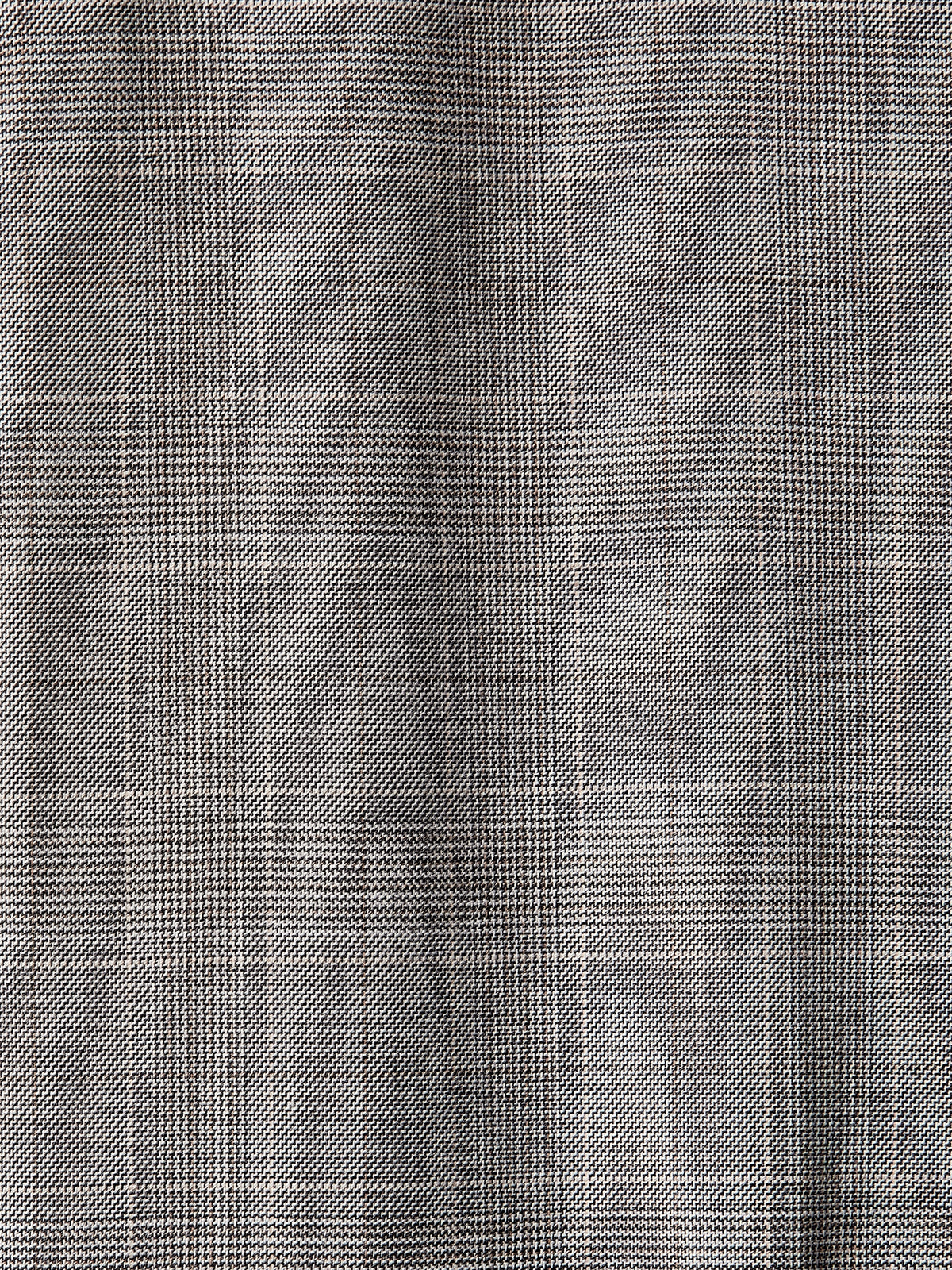 Slim-Fit Checkered Grey Suit Pant