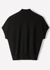 Knit Sweater Extra Fine Merino Wool Mock Neck