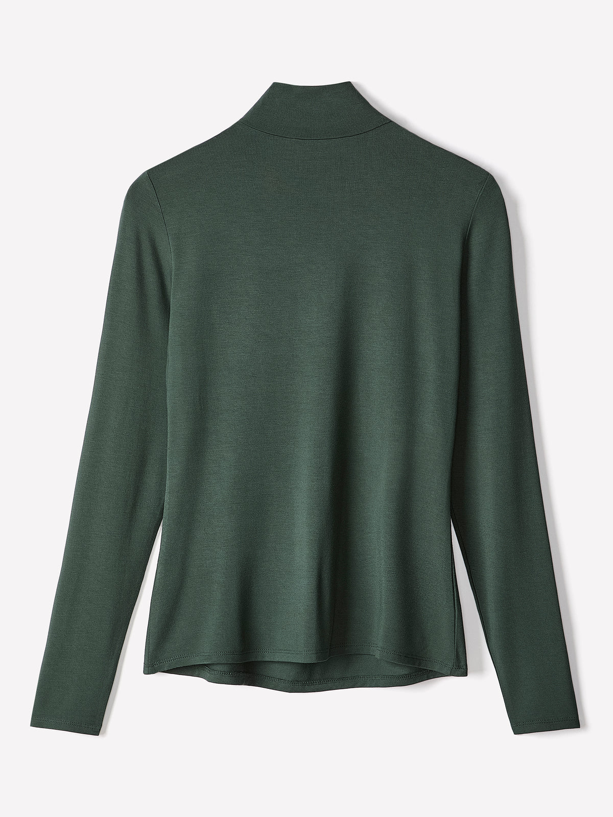 Long-Sleeve Mock-Neck Top
