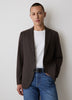 Slim-Fit Knit Blazer