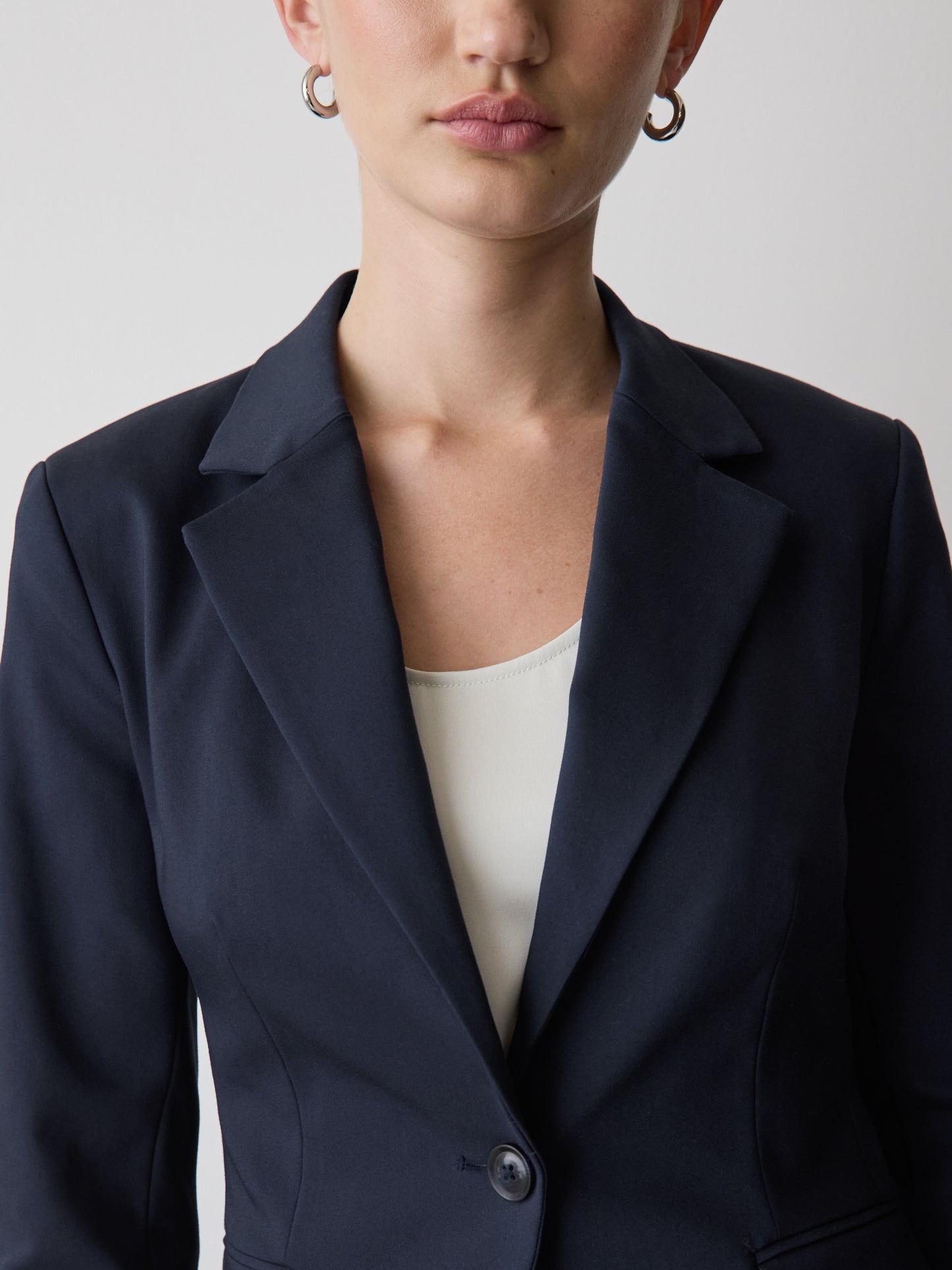 Limitless One-Button Fitted Blazer