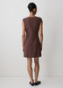 Sleeveless Crew-Neck Mini Dress
