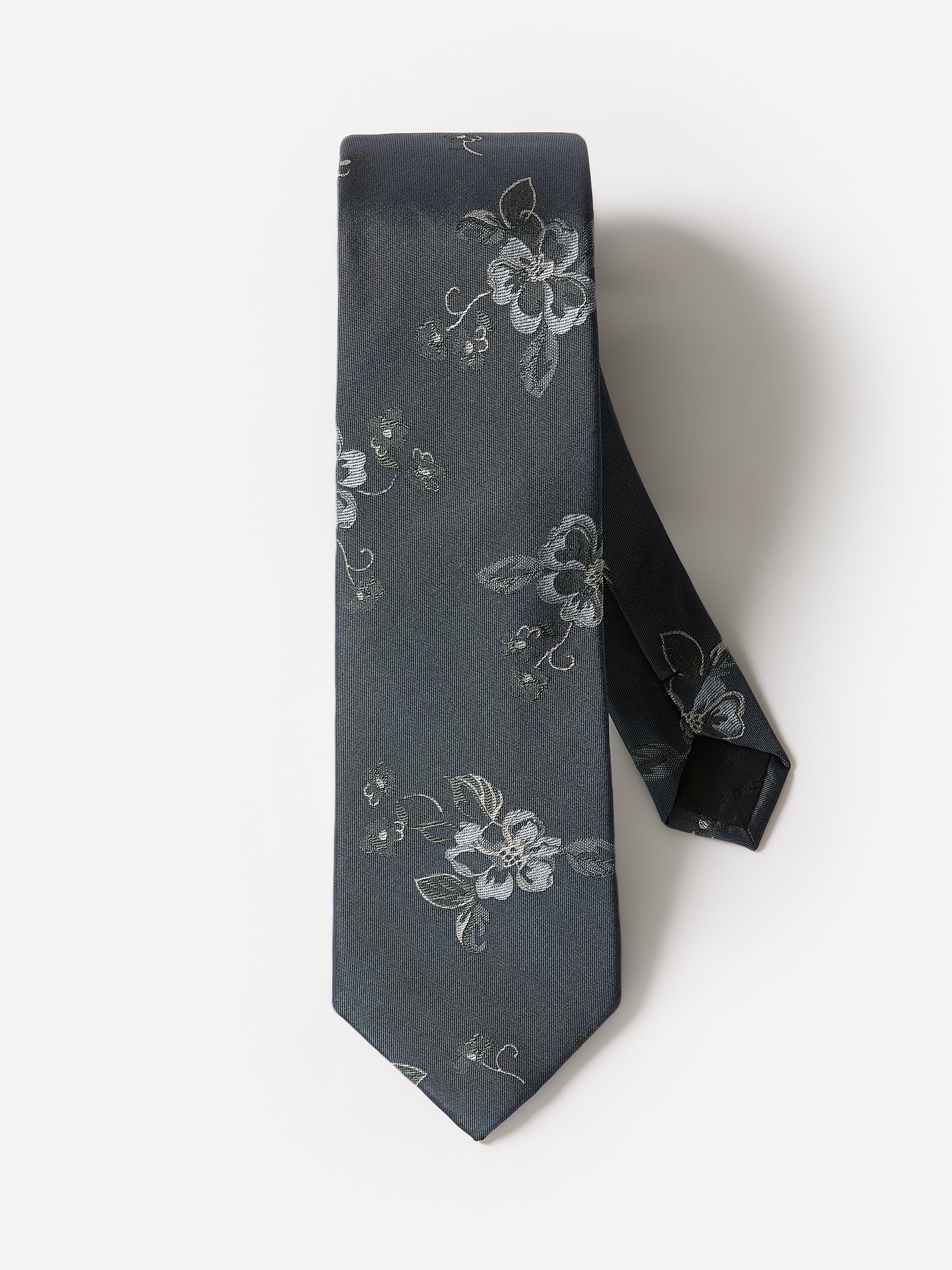Regular Tie with Floral Pattern