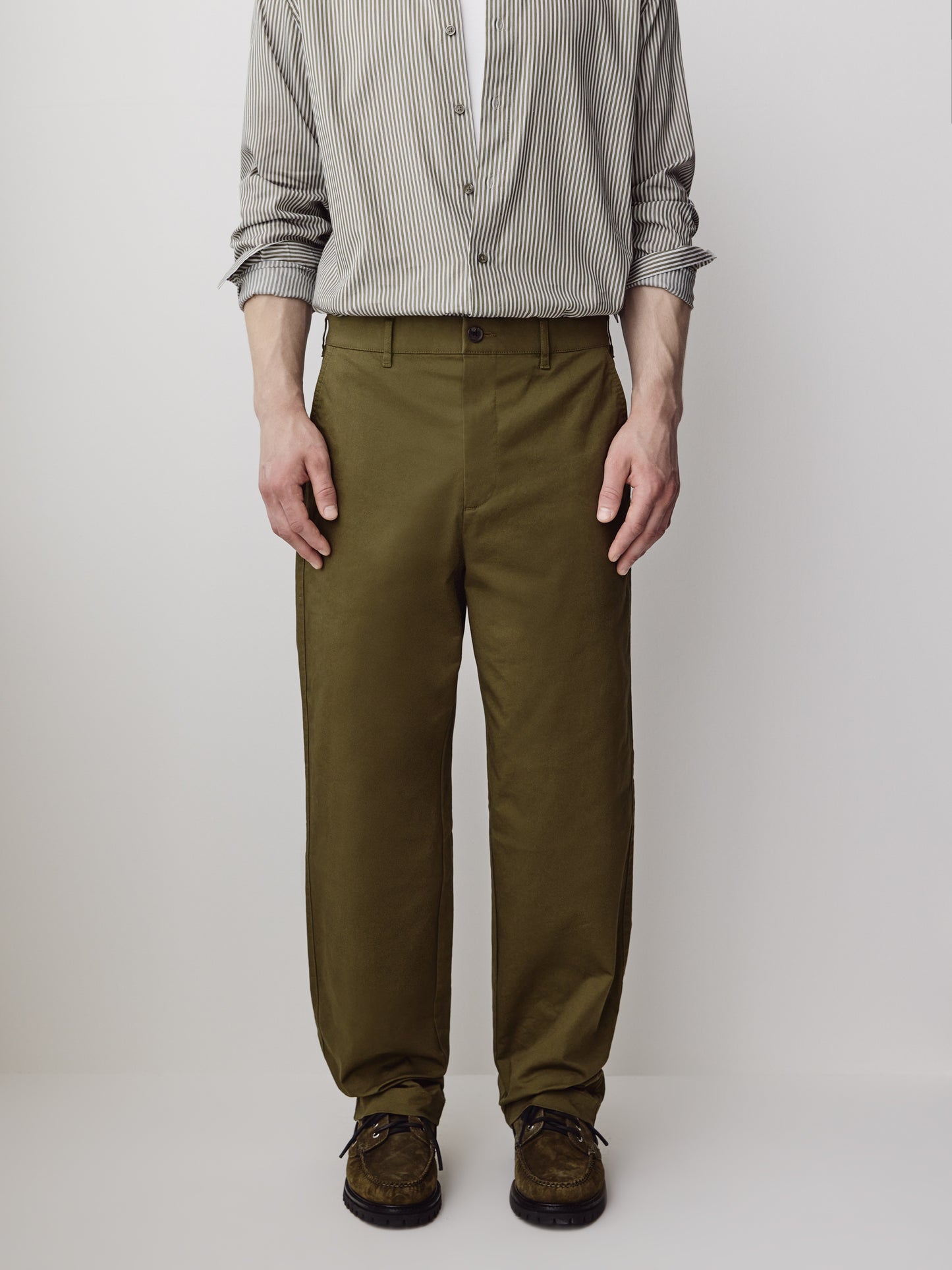 Straight-Leg Relaxed Chino Pant