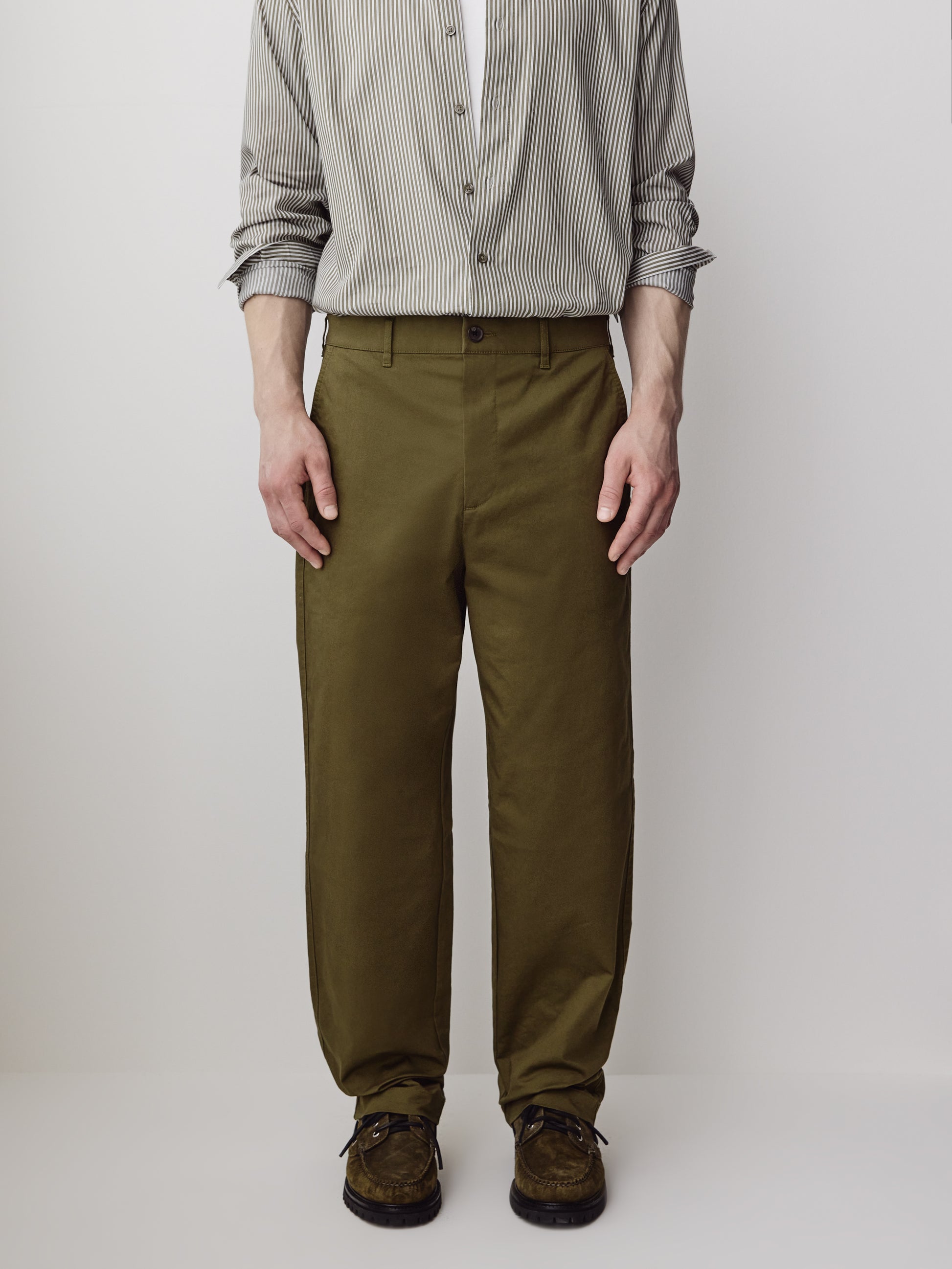 Straight-Leg Relaxed Chino Pant