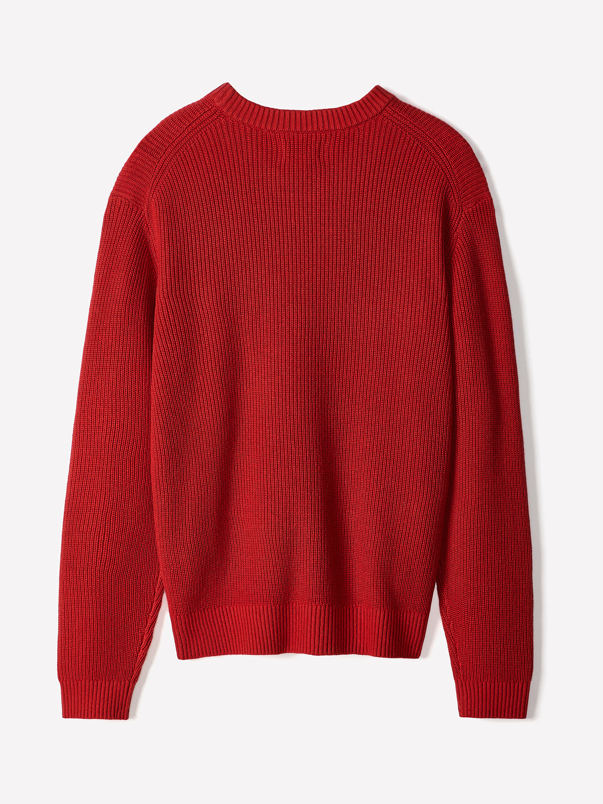 Cashmere-Blend Long-Sleeve Crew-Neck Sweater