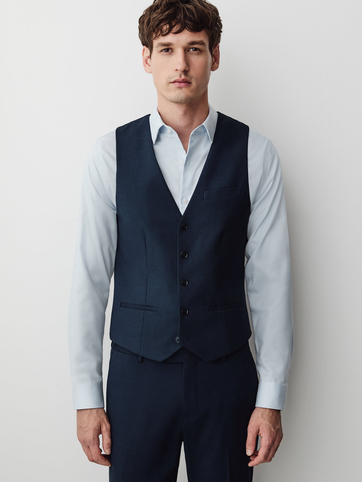 Essential Navy Suit Vest