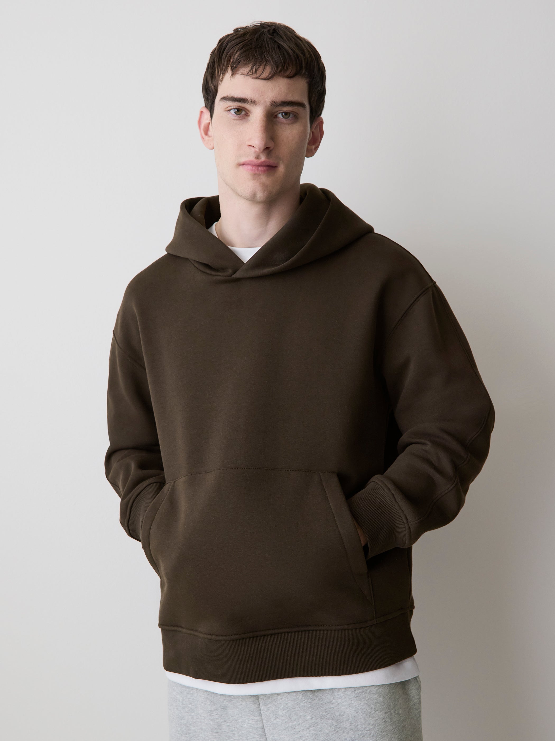 Fleece Hoodie with Kangaroo Pocket
